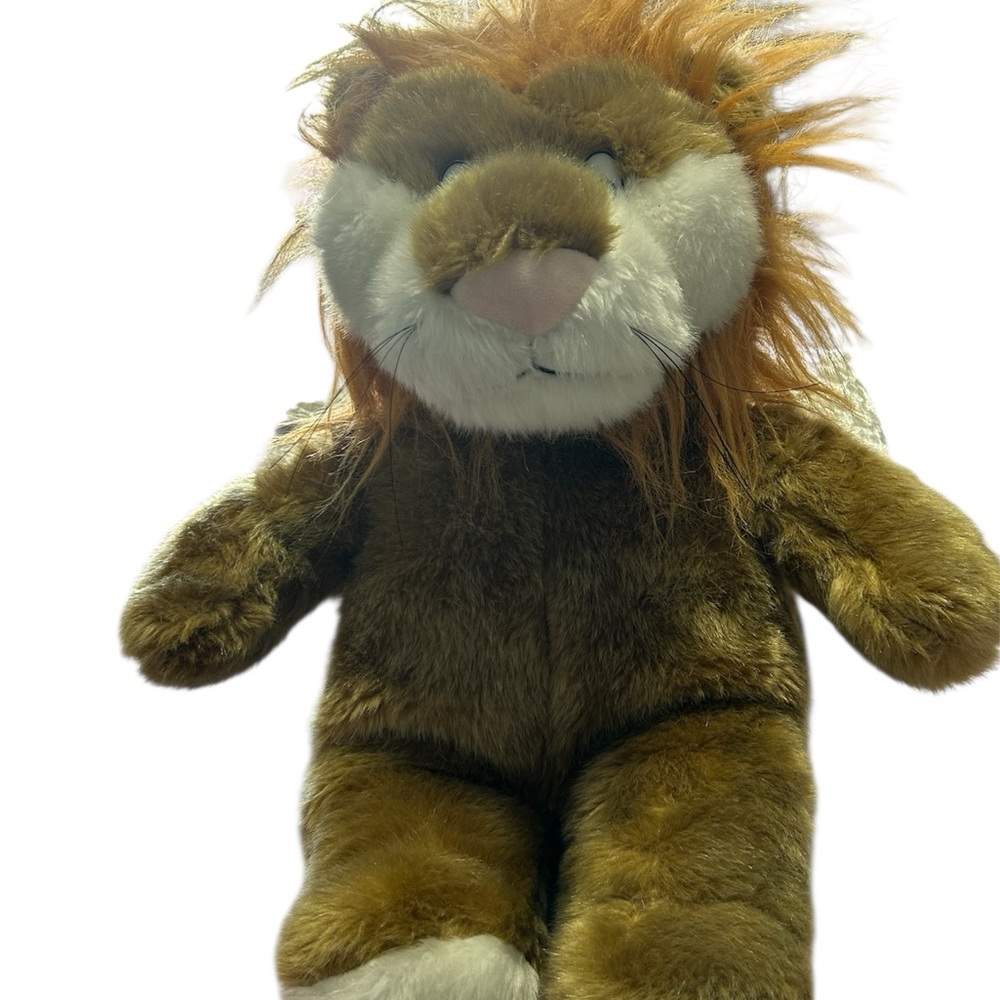 Plush Brown Lion Stuffed Animal - Soft Cuddly Toy